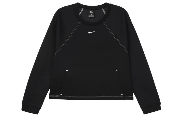 Nike Nike Sweatshirts Women's Black Crew Neck Moderate Regular