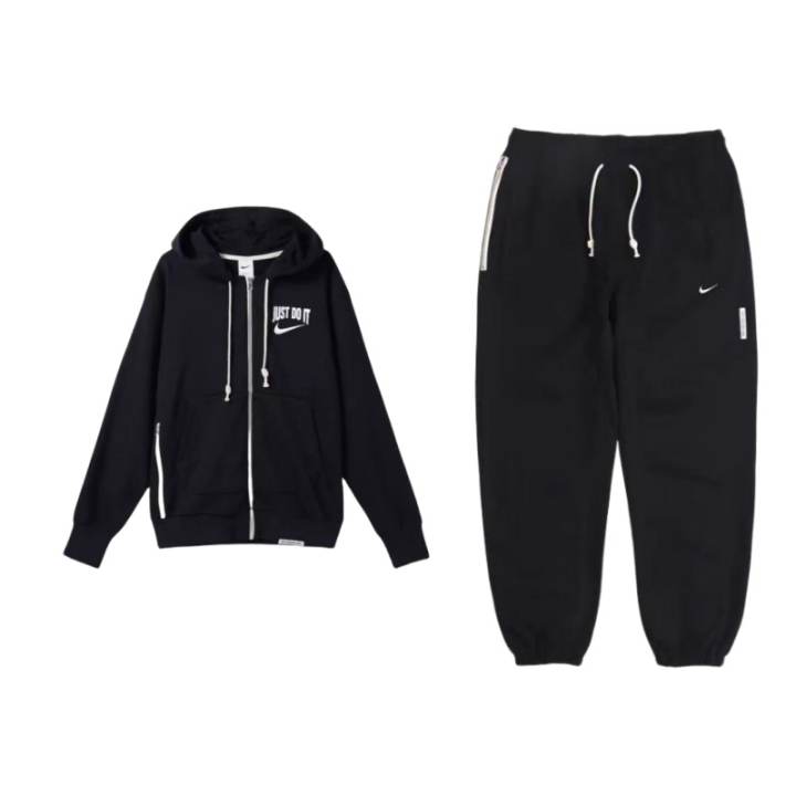 Nike Nike Dri FIT Standard Issue Sweatshirt Set Men's Black