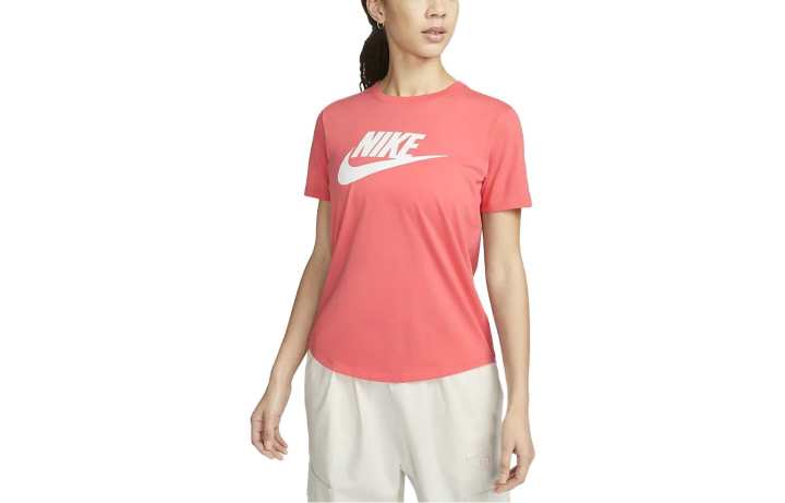 Nike Nike Drop Shoulder Sleeve T Shirt Women's Sea Coral