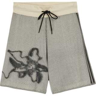 Y-3 Y 3 Gfx Flower jacquard Ribbed Shorts