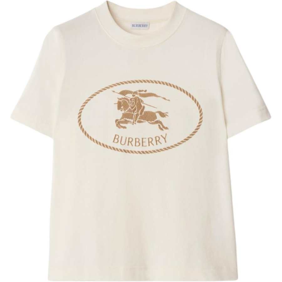 Burberry SS25 T Shirt Women's White Slim Fit