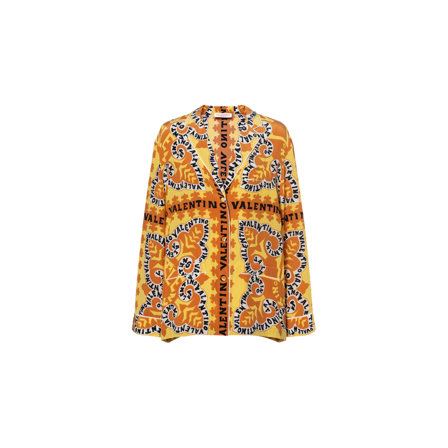 Valentino Shirts Women's Multicolor Lapel Moderate