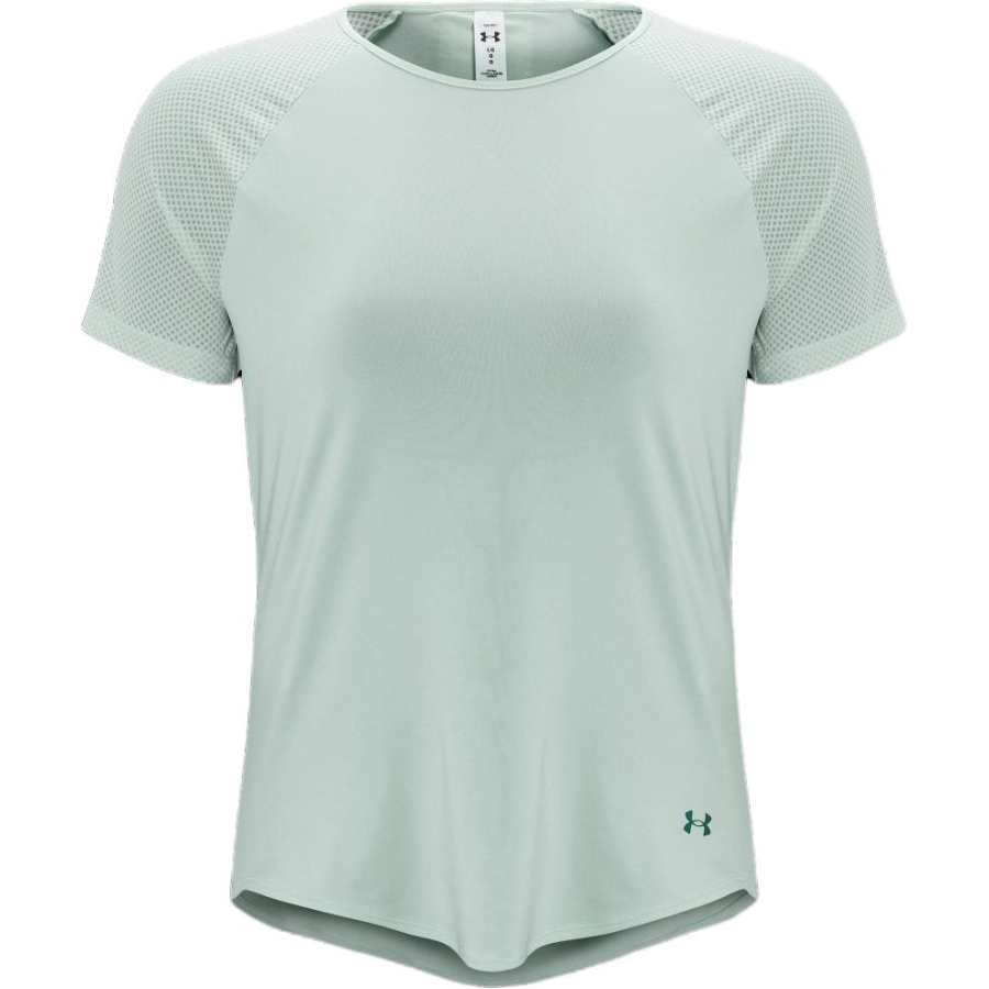 Under Armour RUSH Set in Sleeve T Shirt Women's Green