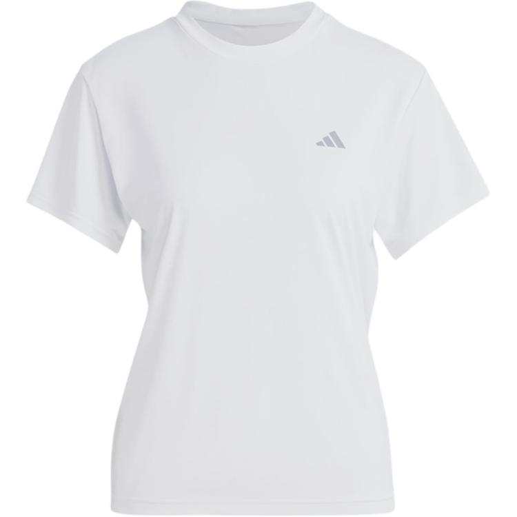 Adidas Adidas T Shirts Women's White Crew Neck Moderate Straight Fit