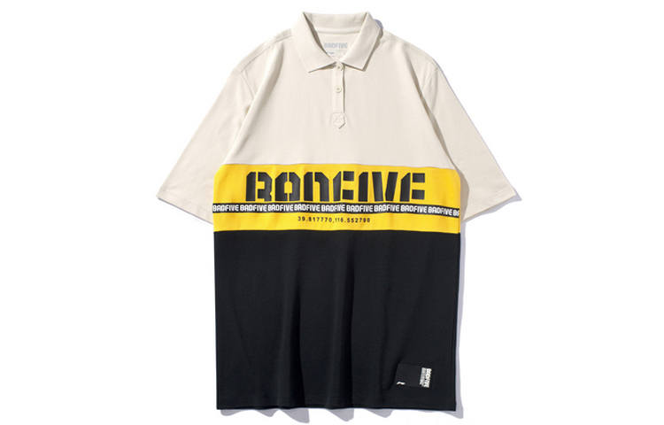 Li-Ning Li Ning Polo Shirts Women's Multicolor Polo Collar Moderate Straight Fit