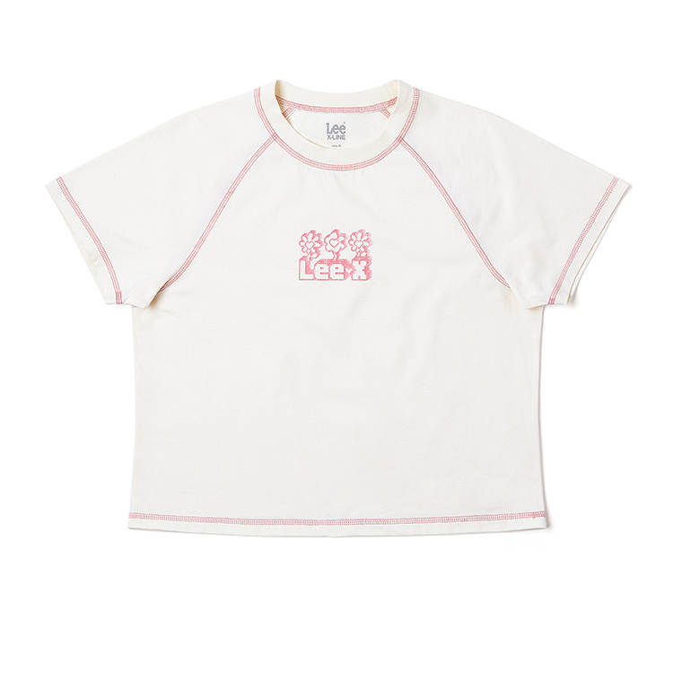Lee SS25 Raglan Sleeve T Shirt Women's Ecru