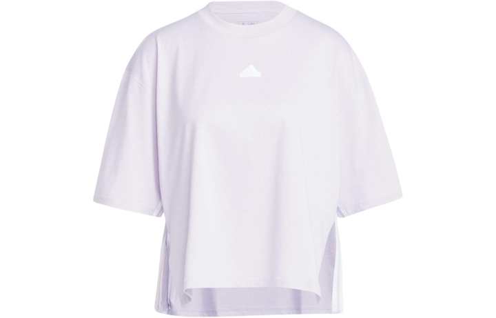 Adidas Adidas Drop Shoulder Sleeve T Shirt Women's Purple
