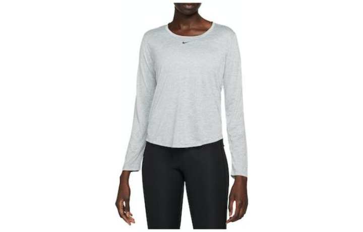 Nike Nike T Shirts Women's Gray Crew Neck Moderate Other