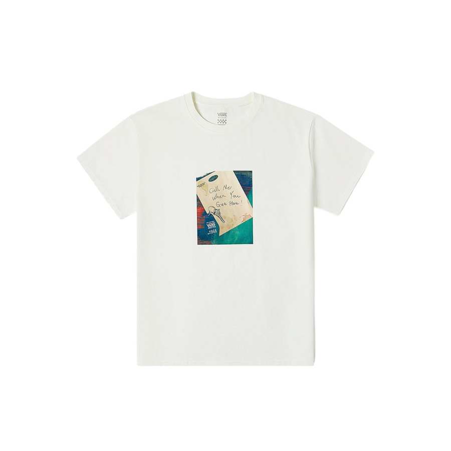 Vans TEE SS SS25 T Shirt Women's Ecru