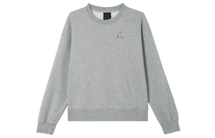 Jordan Jordan Sweatshirts Women's Gray Crew Neck Moderate Regular
