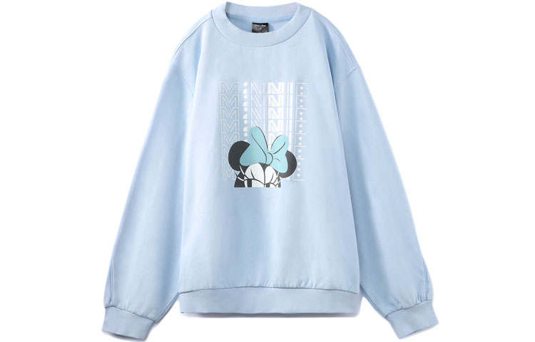 Li-Ning Li Ning x Disney Sports Fashion Collection Sweatshirt Women's Light Frost Blue