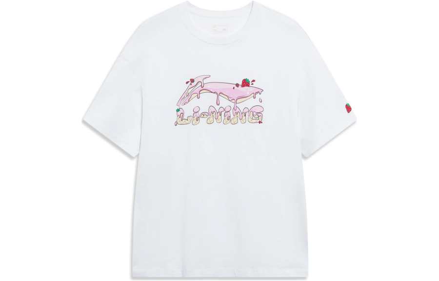 Li-Ning Li Ning Sports Life Collection T Shirt Women's White