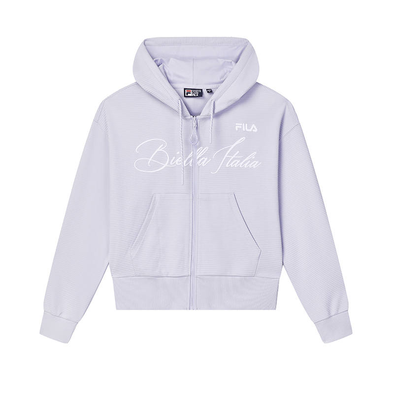 FILA Knitwear Women's Light Taro Purple Hooded Moderate Other