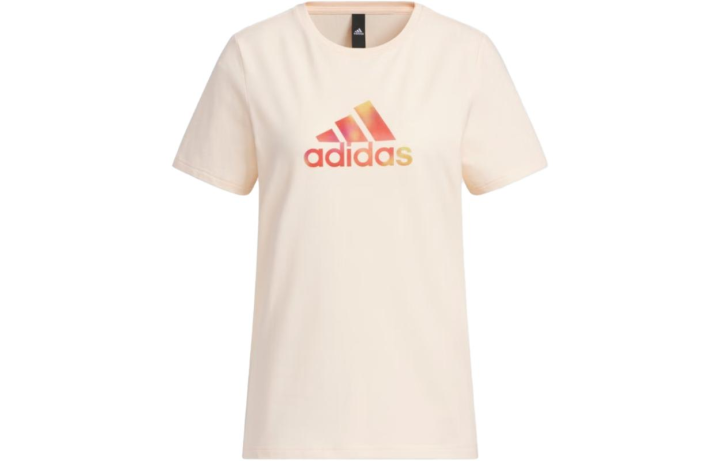 Adidas Adidas Drop Shoulder Sleeve T Shirt Women's Light Pink