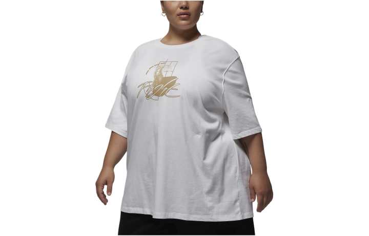 Nike Nike Drop Shoulder Sleeve T Shirt Women's White