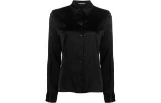 TOM FORD long-sleeve satin shirt