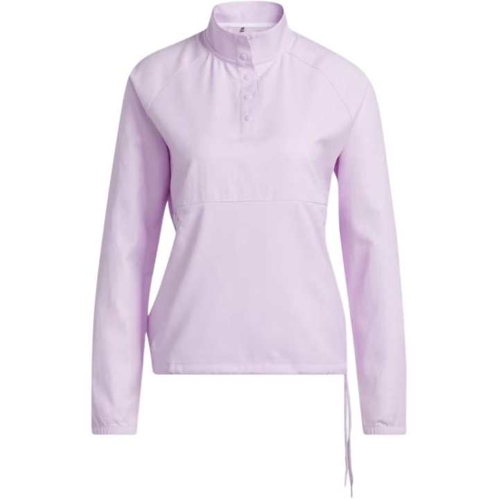 Adidas Adidas Embossed 1/4 Snap Pullover Sweatshirt Women's Happiness Purple