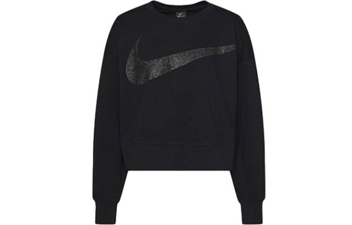 Nike Nike Sweatshirts Women's Black Crew Neck Moderate Regular