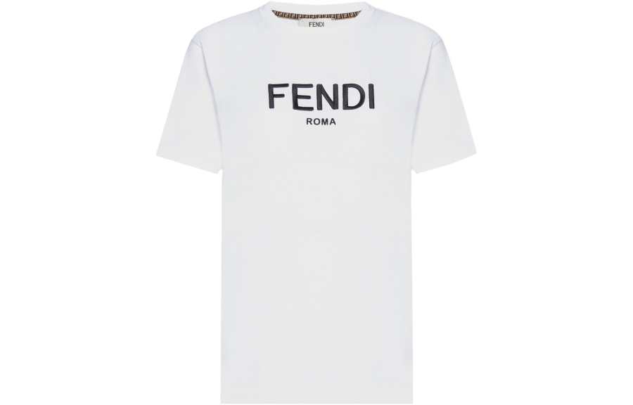 FENDI SS23 T Shirt Women's White