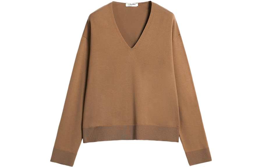 'S MAX MARA MaxMara V Neck Long Sleeved Sweater