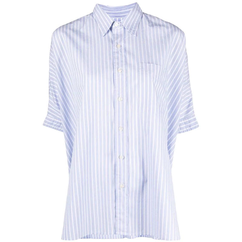 R13 【Previous Season】striped short-sleeved shirt