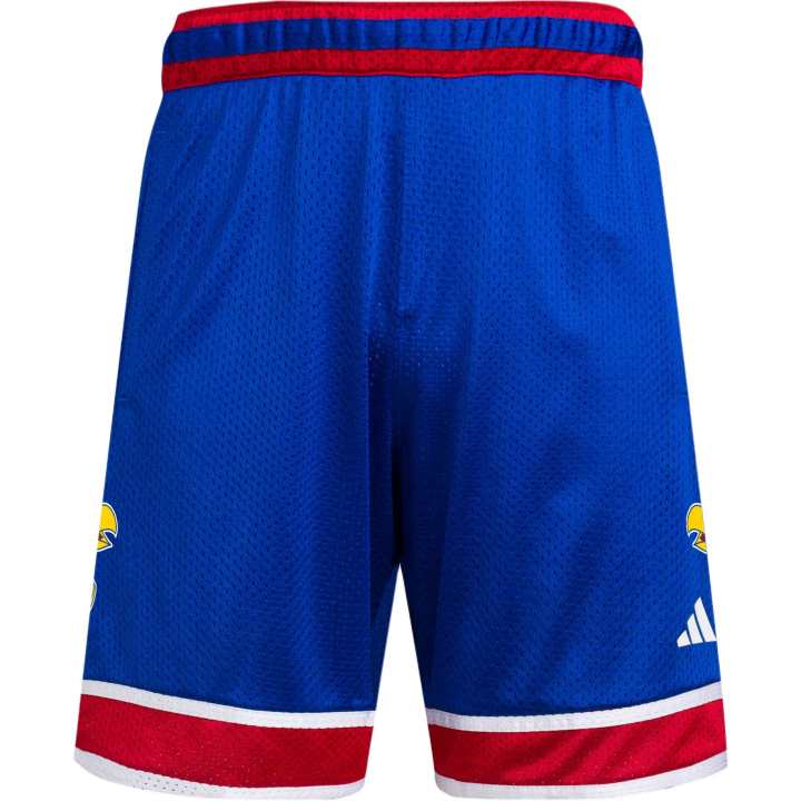 Adidas Adidas Free Shipping With AdiClub Kansas University Swingman Shorts