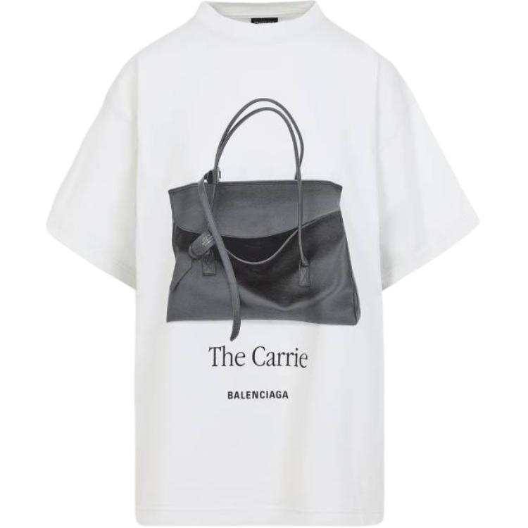Balenciaga Graphic Printed Crewneck T Shirt