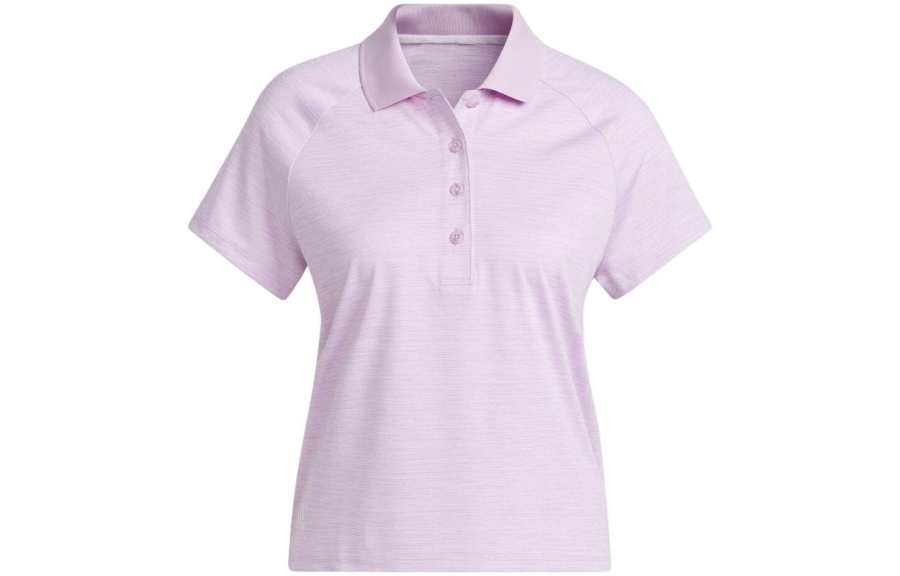 Adidas Adidas Polo Shirts Women's Bliss Lilac Polo Collar Moderate Straight Fit