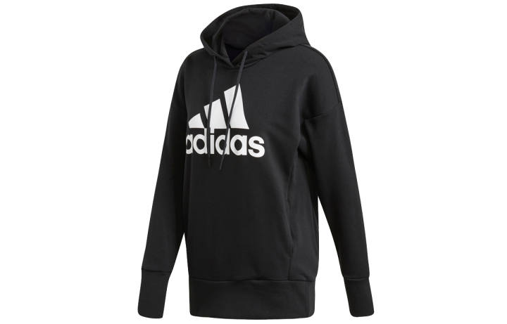 Adidas Adidas Sweatshirts Women's Black Hooded Moderate Regular