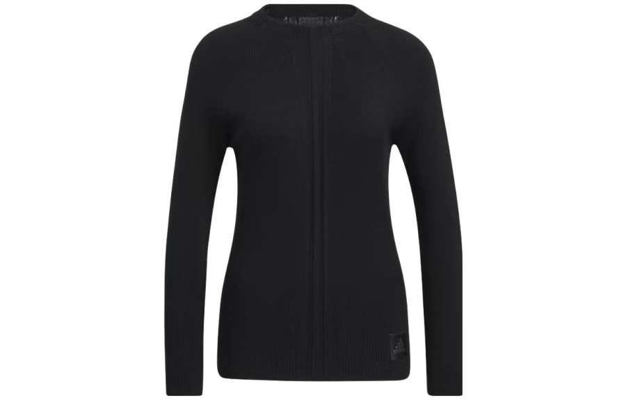 Adidas Adidas Sweaters Women's Black Crew Neck Moderate Other