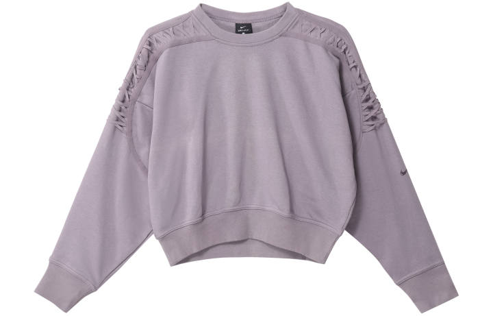 Nike Nike Sweatshirts Women's Light Purple Crew Neck Moderate Regular
