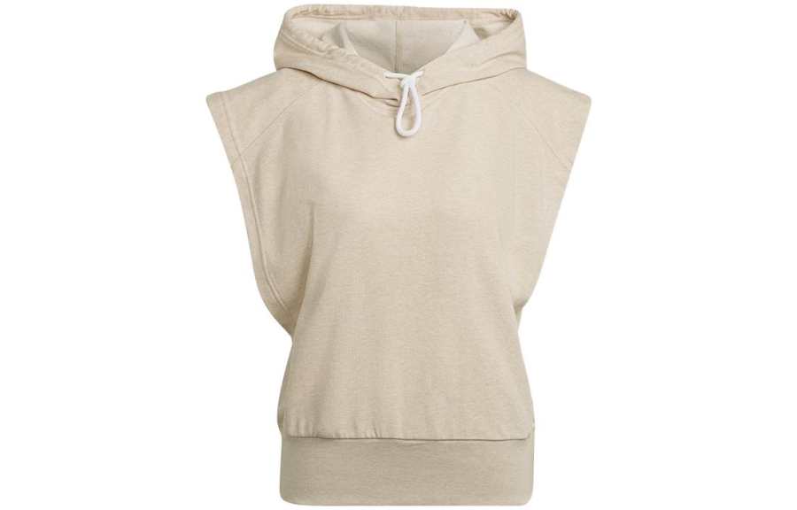 Adidas Adidas Sweatshirts Women's Light Khaki Hooded Moderate Other