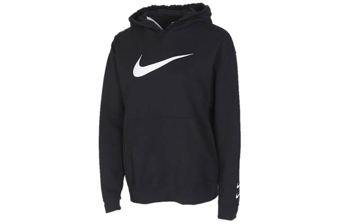 Nike Nike Sweatshirts Women's Black Hooded Moderate Regular