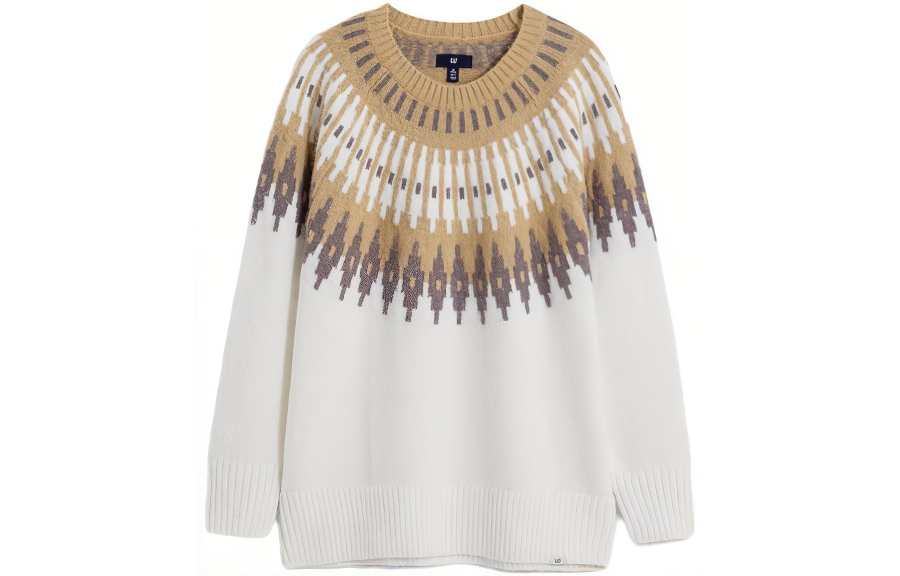 GAP GAP Sweaters Women's White Crew Neck Moderate Other