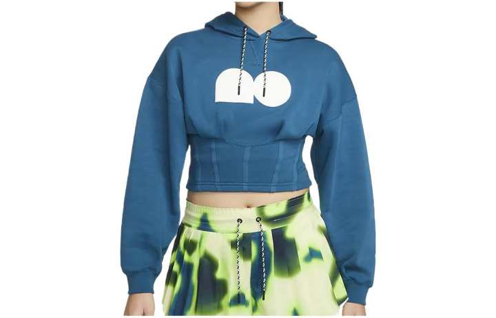 Nike Nike Sweatshirts Women's Blue Hooded Moderate Other