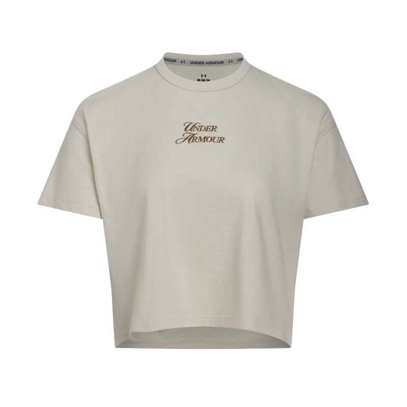 Under Armour Drop Shoulder Sleeve T Shirt Women's Rock