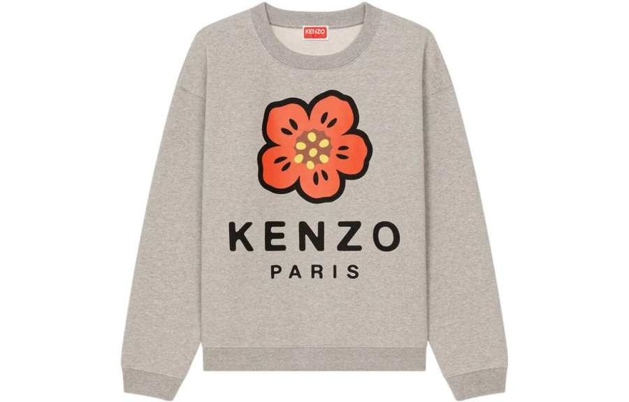 KENZO Broke Flower Sweatshirt 'Pearl Grey'