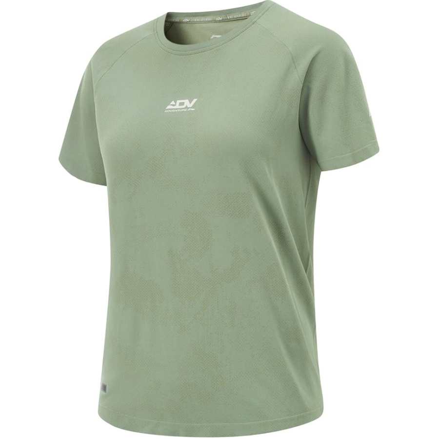 Li-Ning Li Ning Running Collection T Shirt Women's Pea Green