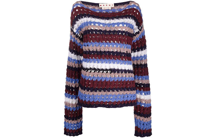 MARNI Loose Fit Sweater Women's Purple