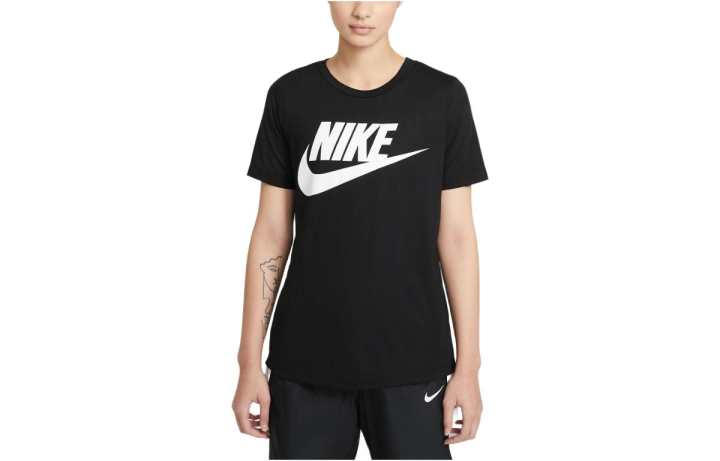 Nike Nike Sportswear Essentials Drop Shoulder Sleeve T Shirt Women's Black