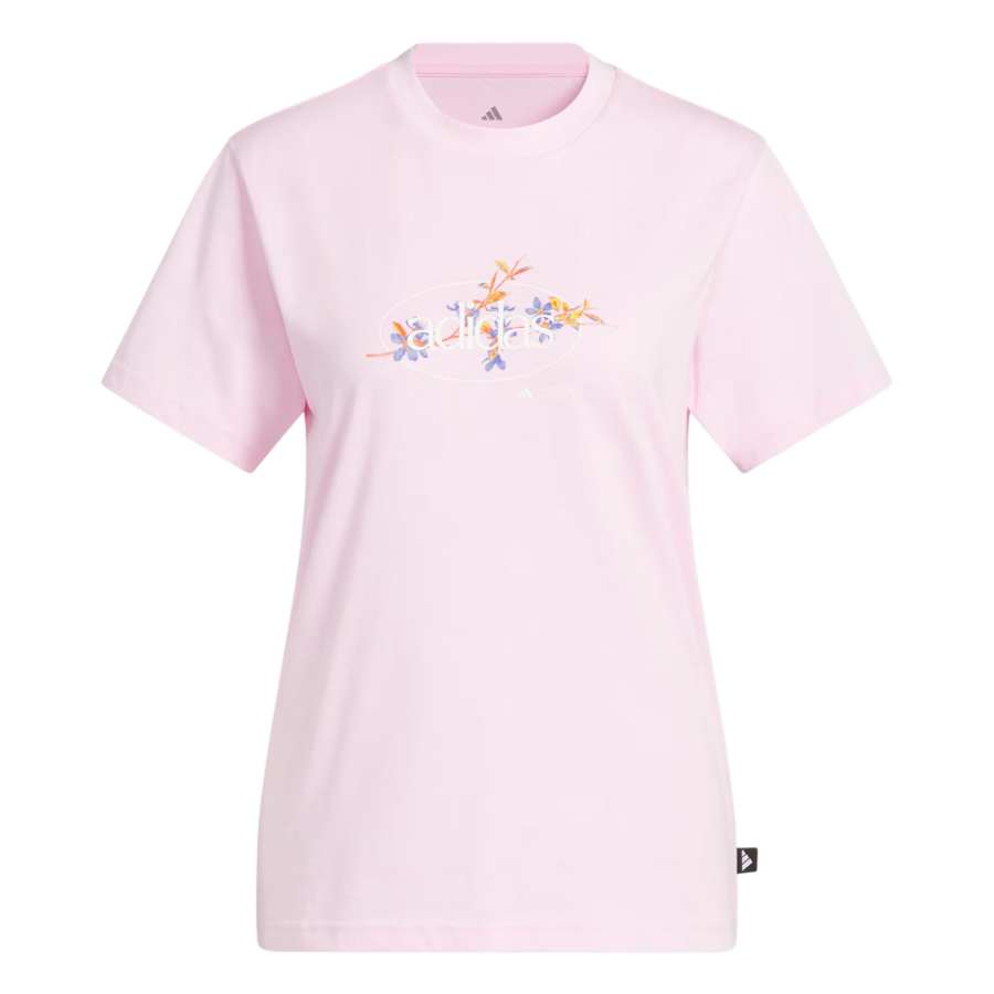 Adidas Adidas Free Shipping With AdiClub Elements Radiate Floral Graphic Tee