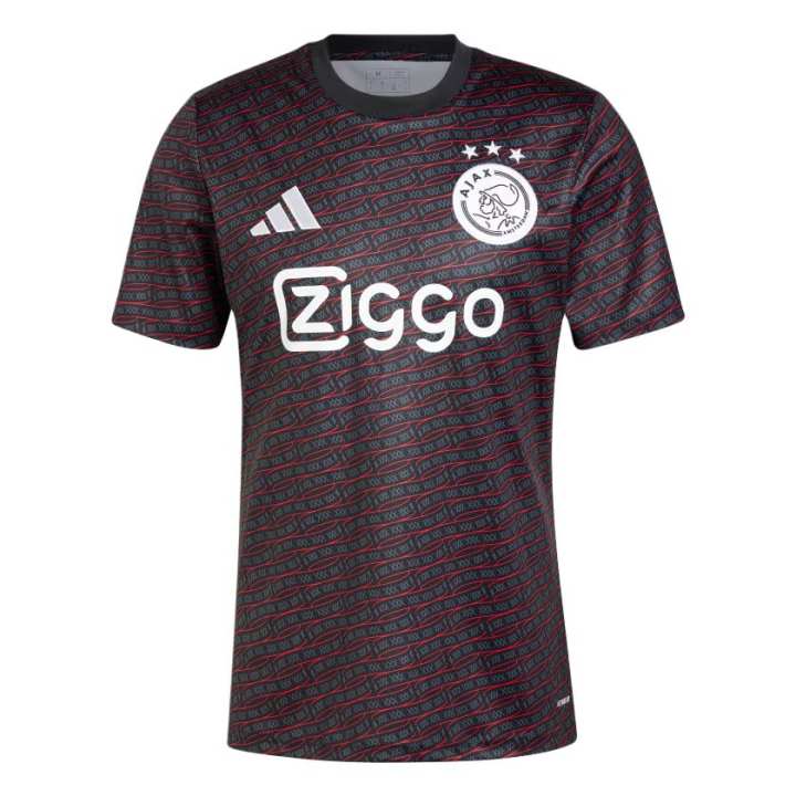 Adidas Adidas Ajax SS24 Soccer Jersey Men's Black