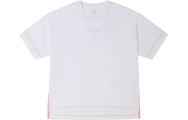 Converse Showcasing Series SS23 Drop Shoulder Sleeve T Shirt Women's White