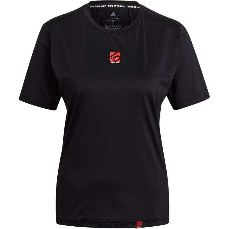 Adidas Adidas T Shirts Women's Black Crew Neck Moderate Straight Fit
