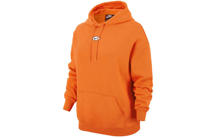 Nike Nike Sweatshirts Women's Orange Hooded Moderate Regular