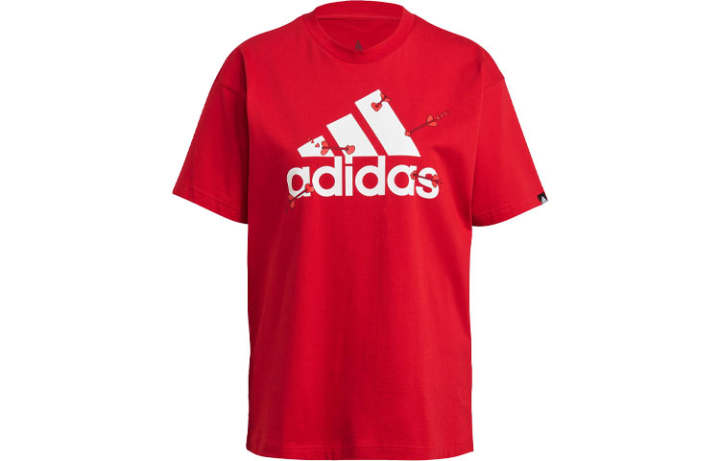 Adidas Adidas SS24 Set in Sleeve T Shirt Women's Red