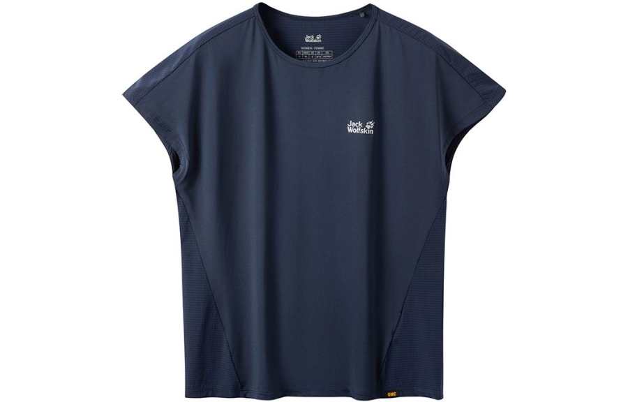 JACK WOLFSKIN T Shirts Women's Crew Neck Moderate Straight Fit