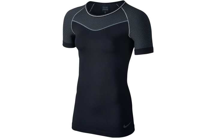 Nike Nike T Shirts Women's Black Crew Neck Moderate Straight Fit
