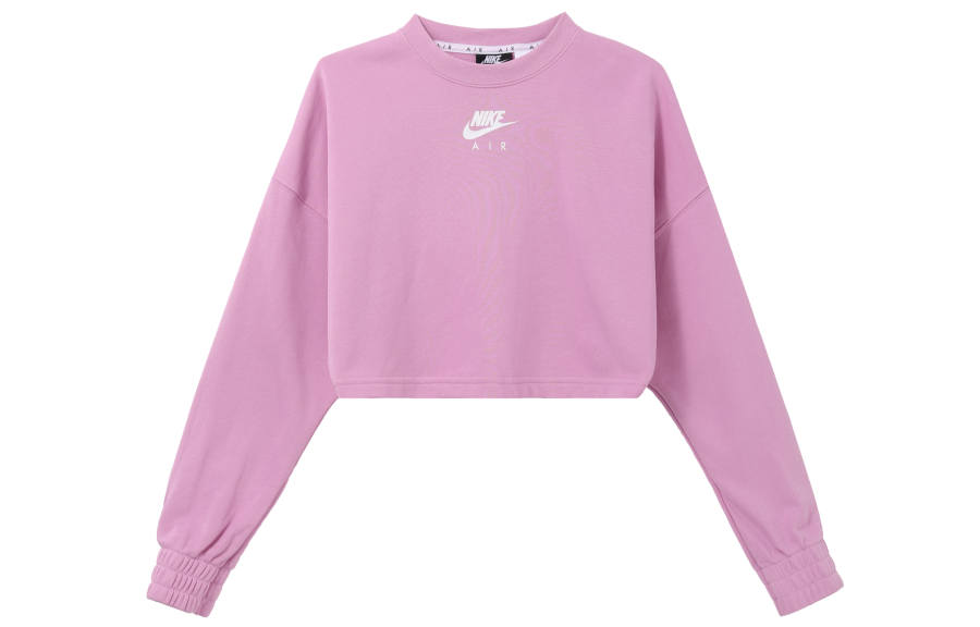 Nike Nike Sweatshirts Women's Yang Zhang Pink Crew Neck Moderate
