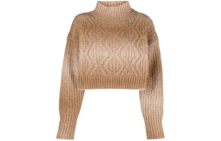 ROBERTO COLLINA Cable knit Cropped Jumper